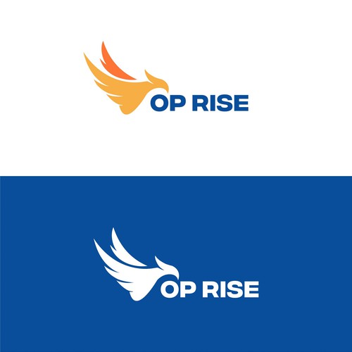OP Rise Logo! Be inspired, bring your creativity, have some design fun! Design by Mfauziihsan
