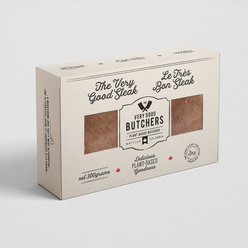 Design Packaging for a Plant-Based Butcher Design by zneliana