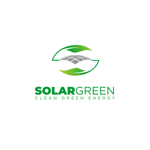 Logo for solar retailer, SolarGreen Design by The Perfect Symbols