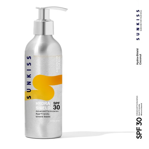Luxury Sunscreen Label Design by dwinro