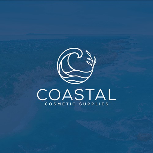 Coastal Cosmetic Supplies Logo/Branding Design by Monk Brand Design