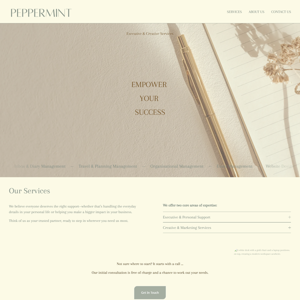 Optimisation of Peppermint PA