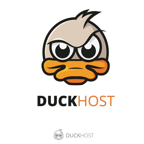 Logokonzept für DuckHost