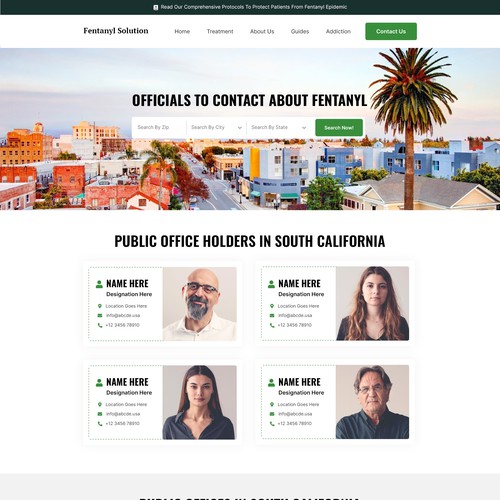 Directory Style Web Design Design by Isaac Creative