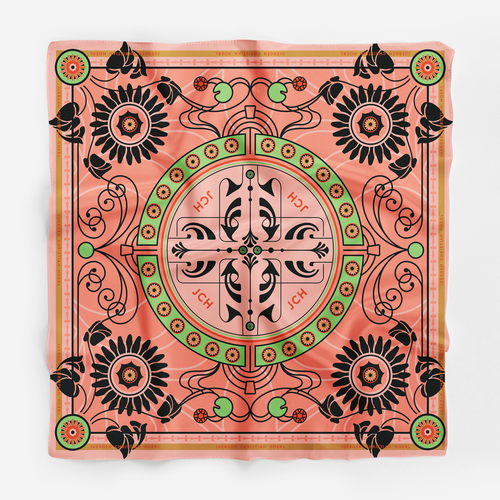 Design Pattern for silk scarf por San Ois