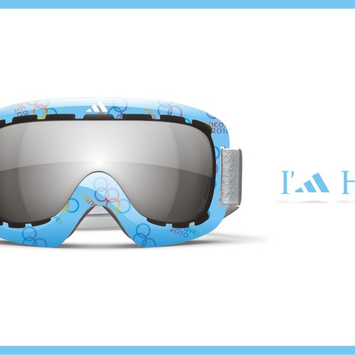 Design adidas goggles for Winter Olympics Ontwerp door flovey