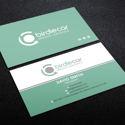 business card for company called birdie Design by Lvana_art©