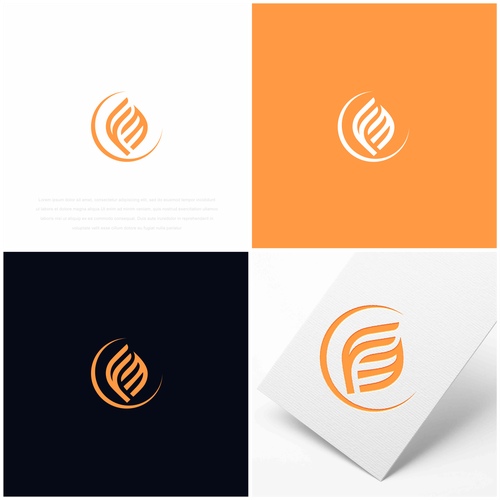 Design a plain logo with 2 initials - Easy to design! Clear instructions Design by colorworks™