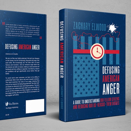 Cover for a book aimed at reducing American political anger Design by The Odd Seed