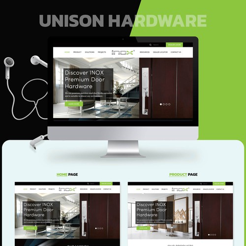 Architectural hardware website Design by ♾️e2infinity♾️