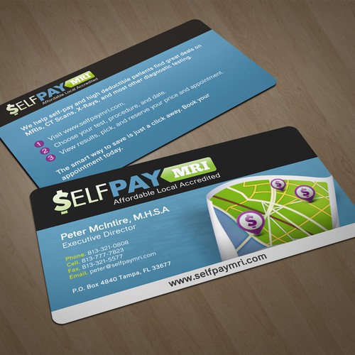 stationery for SelfPayMRI.com Design by kendhie