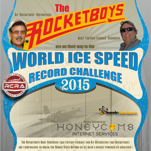 Create event poster for World Record Speed Event! Design by YLD Concepts