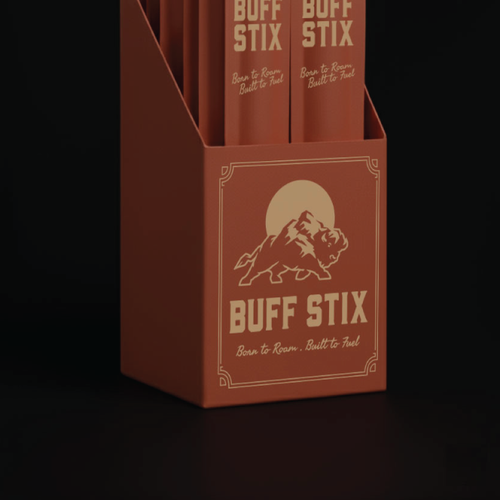 Buff Stix...Lean, Delicious, Buffalo Strong. Design by EkaroBe