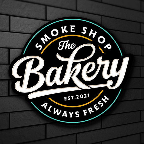 Smoke Shop Called "The Bakery" Logo Design by Agenciagraf