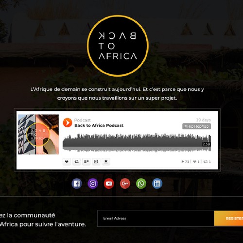 Landing page design contest entry by LogoBuzz