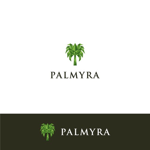 Palmyra Logo Context - Mix of History and Technology Design by mirza yaumil