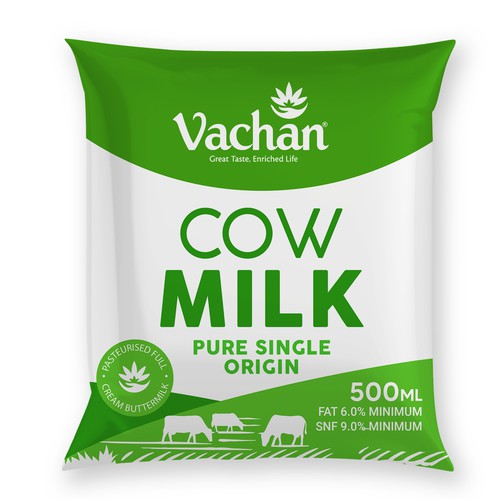 Vachan Cow Milk Design by Creative Selection