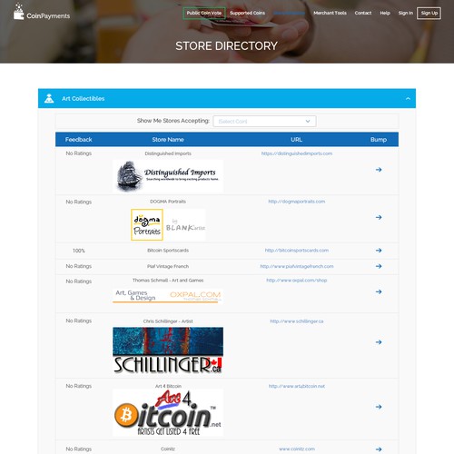Coinpayments.net Bootstrap 3-Compatible Deisgn Contest Design by KashiArts