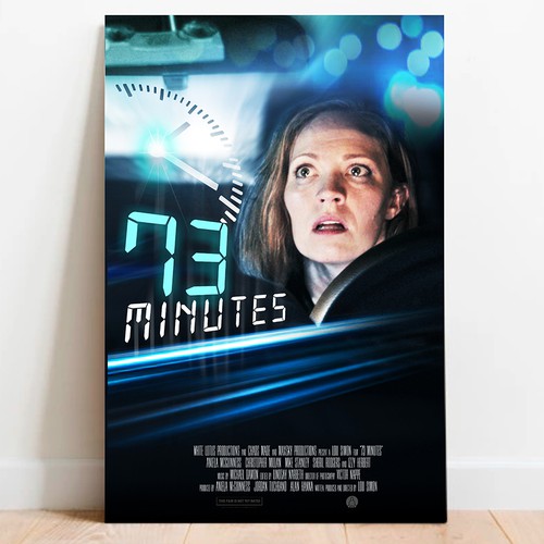 Poster for Feature Film "73 Minutes" Design by José Manuel Guyot