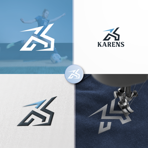 Fun creative logo for a teenage girls soccer team Design by ankhistos