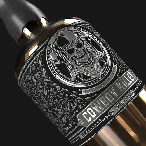 Whiskey Bottle Label Design by TOTTO Design