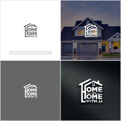 "House to Home with JJ" REAL ESTATE AGENT LOGO!! Design von A29™