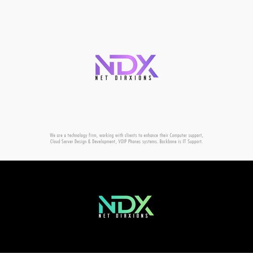 NDX Logo Design Diseño de bird_fly