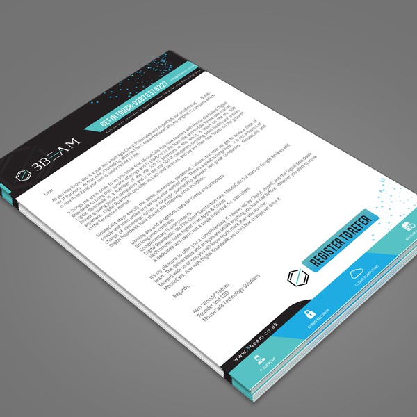 Design by CR3ATIVES.LLC titled "Email Header and Footer Design"