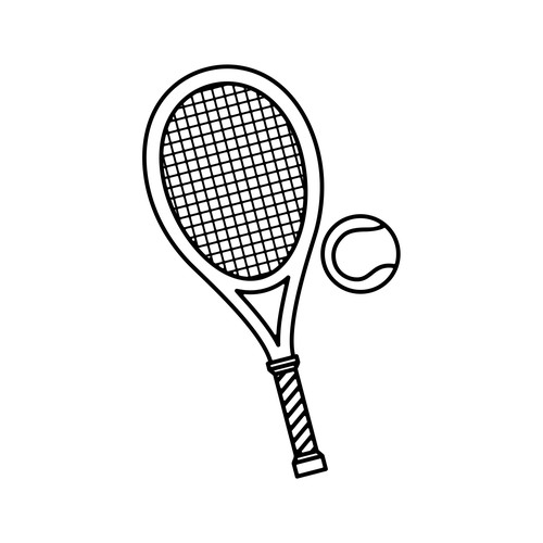 テニスラケットとボールのイラストが入ったテニスウェアをデザインしてください Tシャツ コンペ 99designs