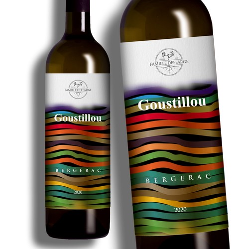 New label for a new french wine ! Design by Debdutta*