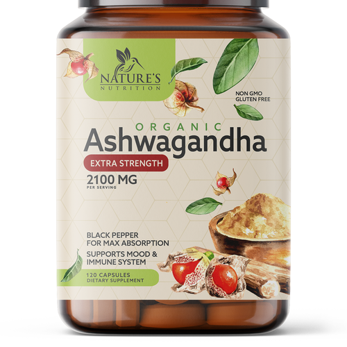 Ashwagandha Design Needed for Nature's Nutrition Design by artiss03