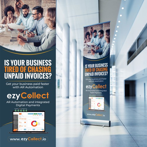 B2B Saas Pull Up Banner for Trade Show Diseño de Sketch Media™