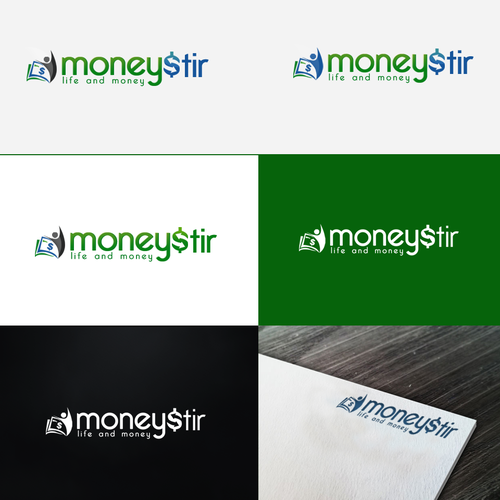 Design personal finance blogger logo for Money Stir Design by veeloved
