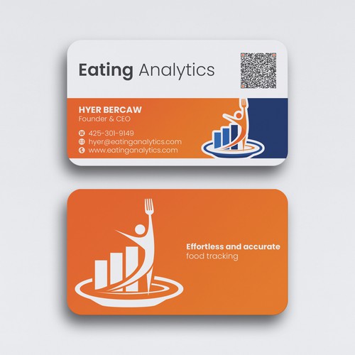 Smart looking business card Design by Upwork