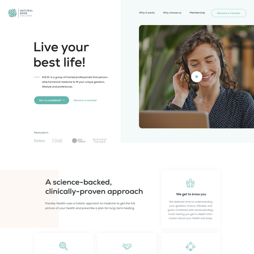 Landing page design contest entry by FaTiH™