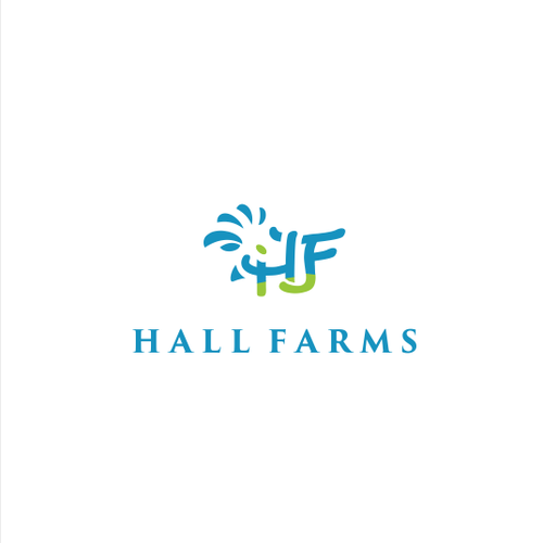 Hall Farms Logo Design by GMZ_Studio™