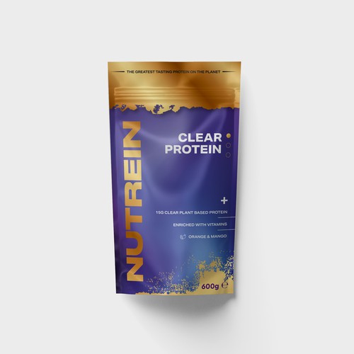 nutrein gold-ontwerp door SRGrafica