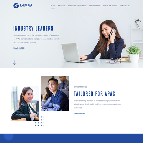 Web page design contest entry by Pro+