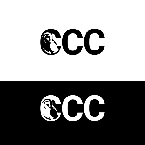 Business service logo with owl symbol Design by Monstrak