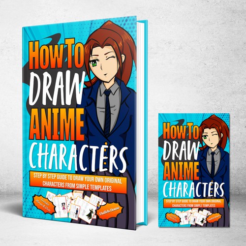 How to Draw Anime | Extravagant Book Cover Design Design by Designtrig