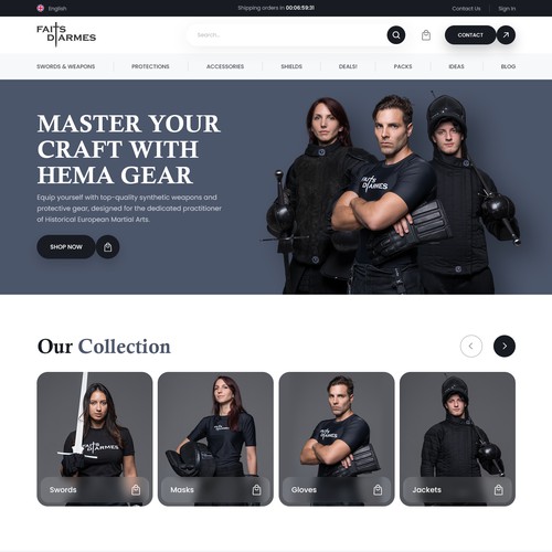 Web page design contest entry by MercClass