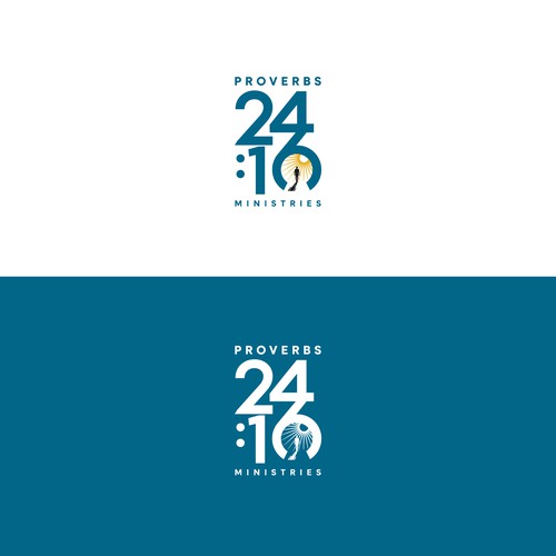 "Create a hopeful logo that communicates walking out of darkness and into light for 24:16 Ministries" winning Postcard, flyer or print