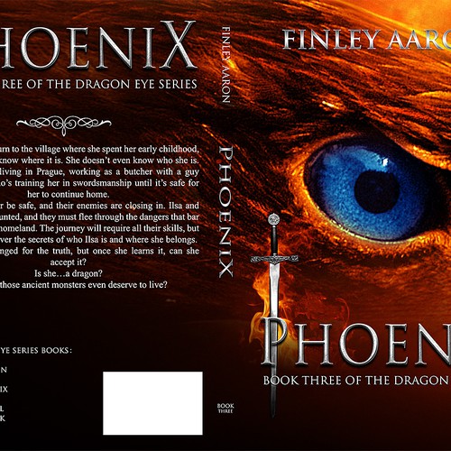 Book Covers for the first 3 books in my YA urban fantasy series, Dragon Eye—more books to come! Design by Betelgeuse