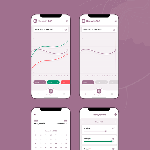 Symptom Tracker App Design von A.D.S