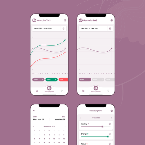 Symptom Tracker App Design by A.D.S