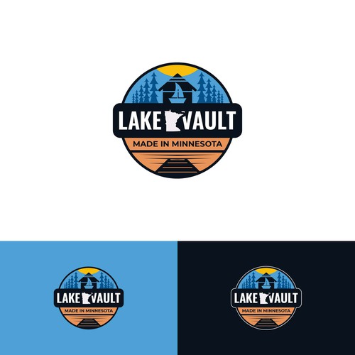 Designs Up North, Lake Life Storage box brand Logo design contest