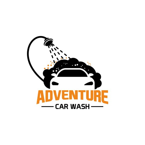 Design a cool and modern logo for an automatic car wash company Design por citra designs