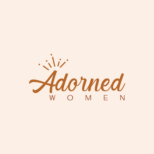 A feminine logo for a women's ministry that incorporates a crown. Design by wahwaheng