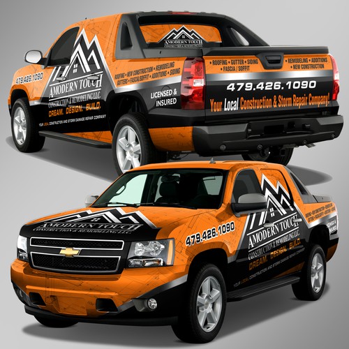 Design a Truck Wrap Design by Lumina CreAtive