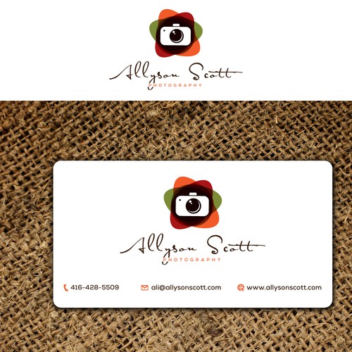 Allyson Scott Photography needs a new logo and business card デザイン by Project 4
